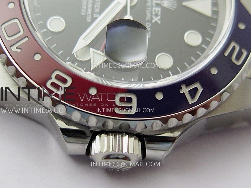 GMT-Master II 126710 BLRO Blue Red Ceramic ARF 1:1 Best Edition Black Dial On Jubilee Bracelet DD3285 CHS