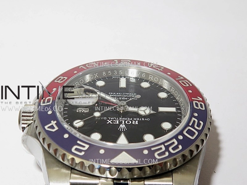 GMT-Master II 126710 BLRO Blue Red Ceramic ARF 1:1 Best Edition Black Dial On Jubilee Bracelet DD3285 CHS