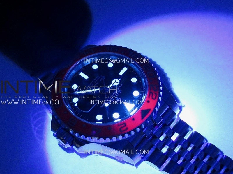 GMT-Master II 126710 BLRO Blue Red Ceramic ARF 1:1 Best Edition Black Dial On Jubilee Bracelet DD3285 CHS