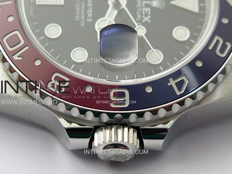 GMT-Master II V2 126710 BLRO Blue Red Ceramic AR+F 1:1 Best Edition Black Dial on Jubilee Bracelet DD3285 CHS