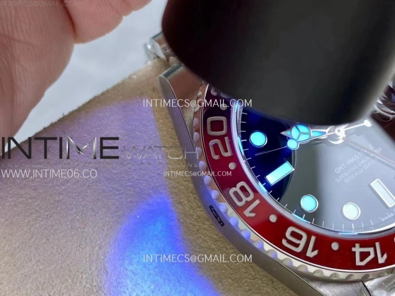 GMT-Master II V2 126710 BLRO Blue Red Ceramic AR+F 1:1 Best Edition Black Dial on Jubilee Bracelet DD3285 CHS