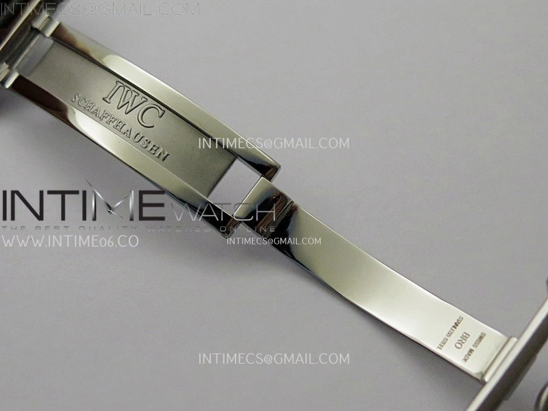 Portuguese Real PR IW501705 SS APSF 1:1 Best Edition Gold Dial On Black Leather Strap A52010