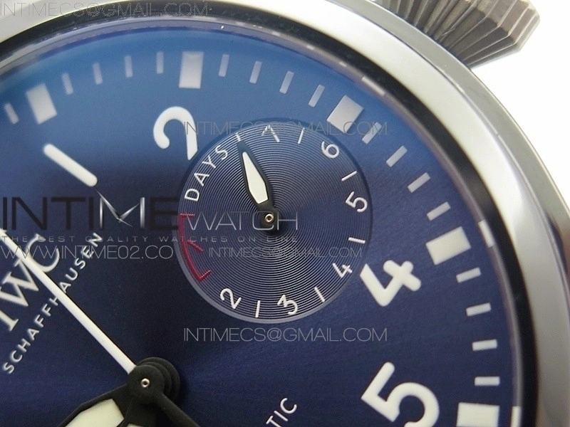 Big Pilot Real PR IW502003 Real Ceramic AZF 1:1 Best Edition on Black Calfskin Strap A51111
