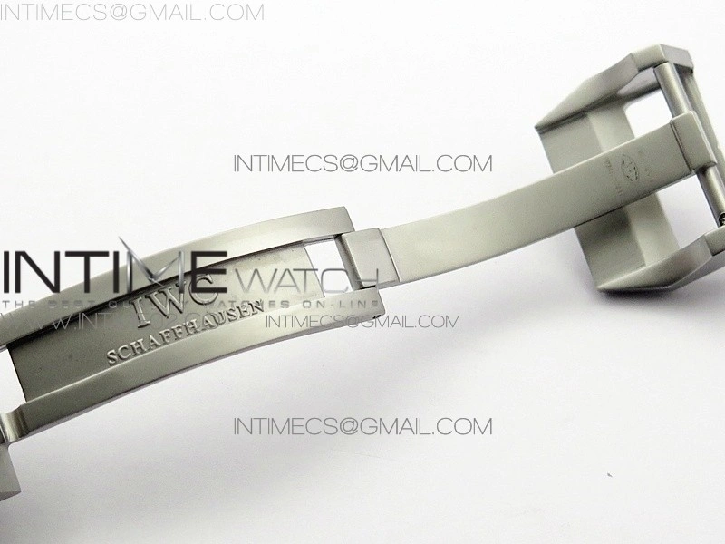 Big Pilot Real PR IW502003 Real Ceramic AZF 1:1 Best Edition on Black Calfskin Strap A51111
