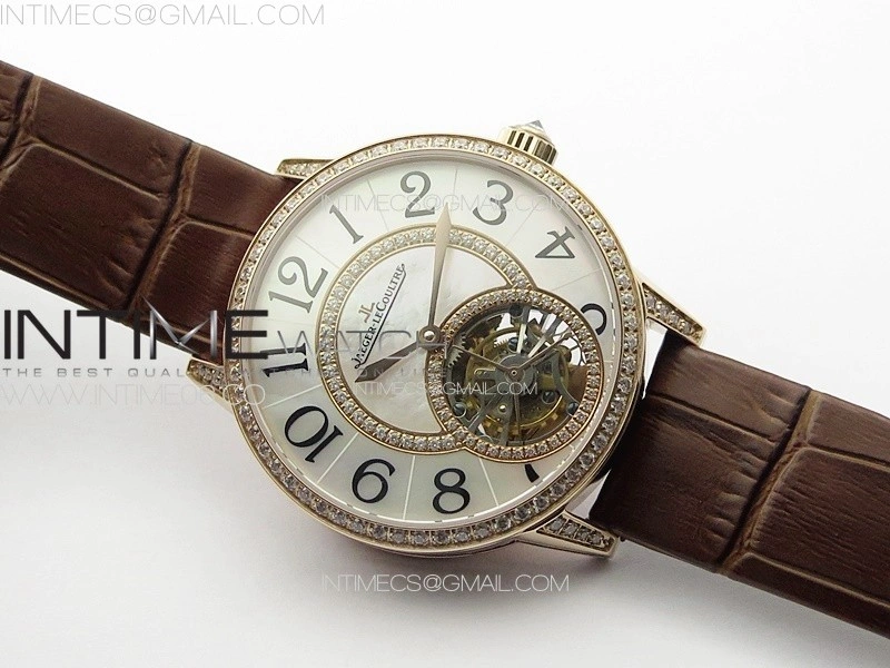 Rendez-Vous Tourbillon RG RMSF Best Edition White Dial on Brown Leather Strap