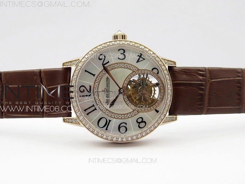 Rendez-Vous Tourbillon RG RMSF Best Edition White Dial on Brown Leather Strap