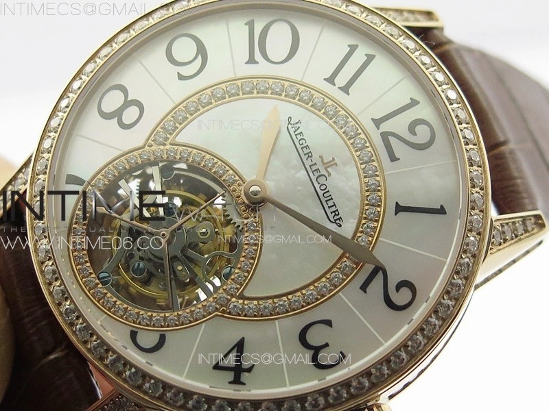 Rendez-Vous Tourbillon RG RMSF Best Edition White Dial on Brown Leather Strap