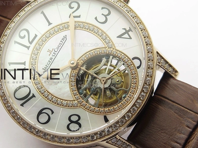 Rendez-Vous Tourbillon RG RMSF Best Edition White Dial on Brown Leather Strap