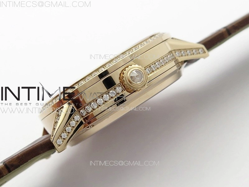 Rendez-Vous Tourbillon RG RMSF Best Edition White Dial on Brown Leather Strap