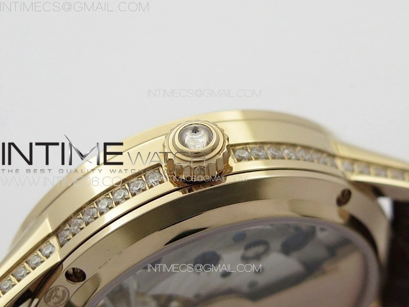 Rendez-Vous Tourbillon RG RMSF Best Edition White Dial on Brown Leather Strap