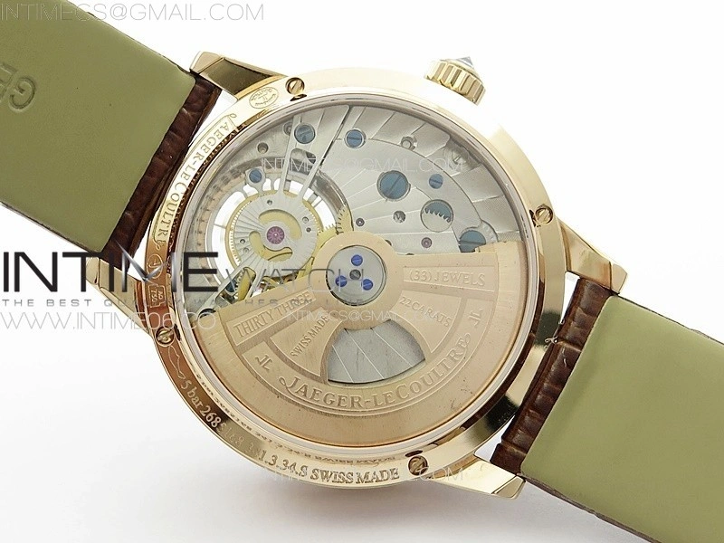 Rendez-Vous Tourbillon RG RMSF Best Edition White Dial on Brown Leather Strap