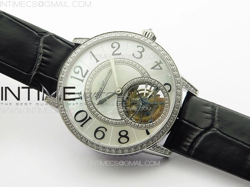 Rendez-Vous Tourbillon SS RMSF Best Edition White Dial on Black Leather Strap