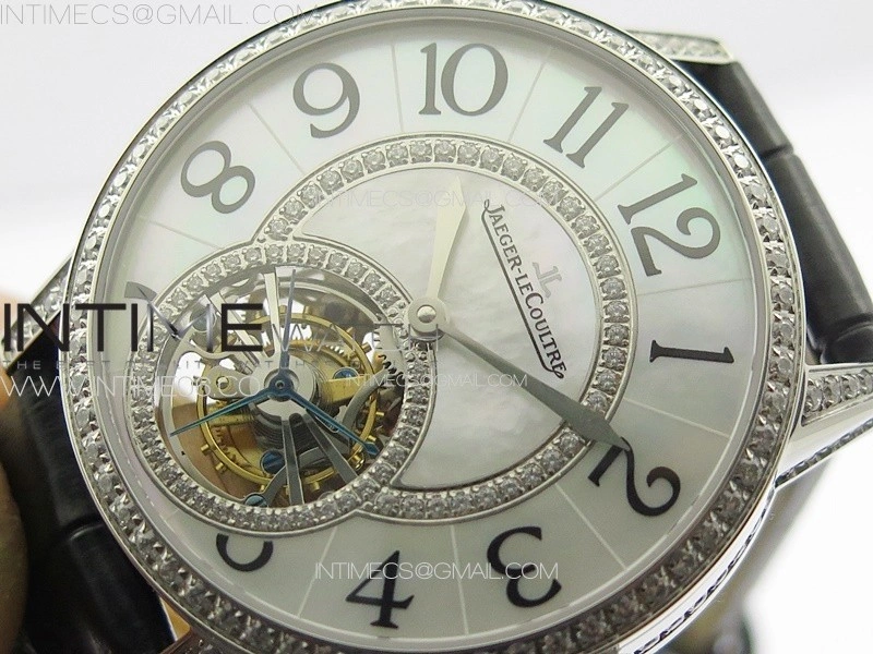 Rendez-Vous Tourbillon SS RMSF Best Edition White Dial on Black Leather Strap