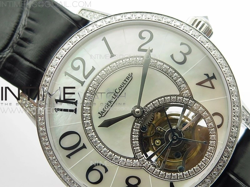 Rendez-Vous Tourbillon SS RMSF Best Edition White Dial on Black Leather Strap