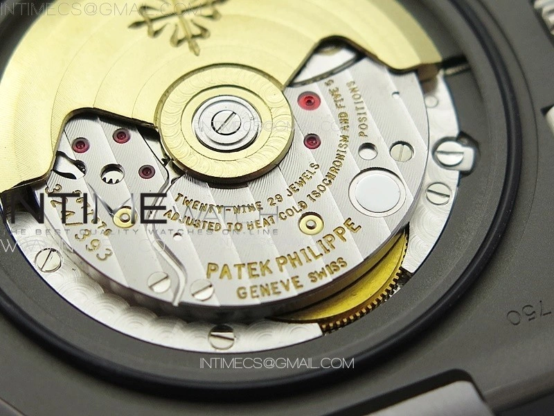 Nautilus Jumbo 5711 Super Replication PPF 1:1 Best Edition White Textured Dial on Black Rubber Strap PPF324