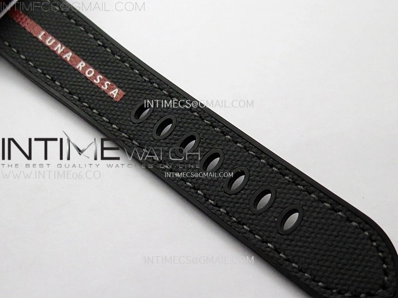 PAM1579 Luna Rossa Submersible 42mm VSF 1:1 Best Edition White Dial On Black Fabric Strap P900