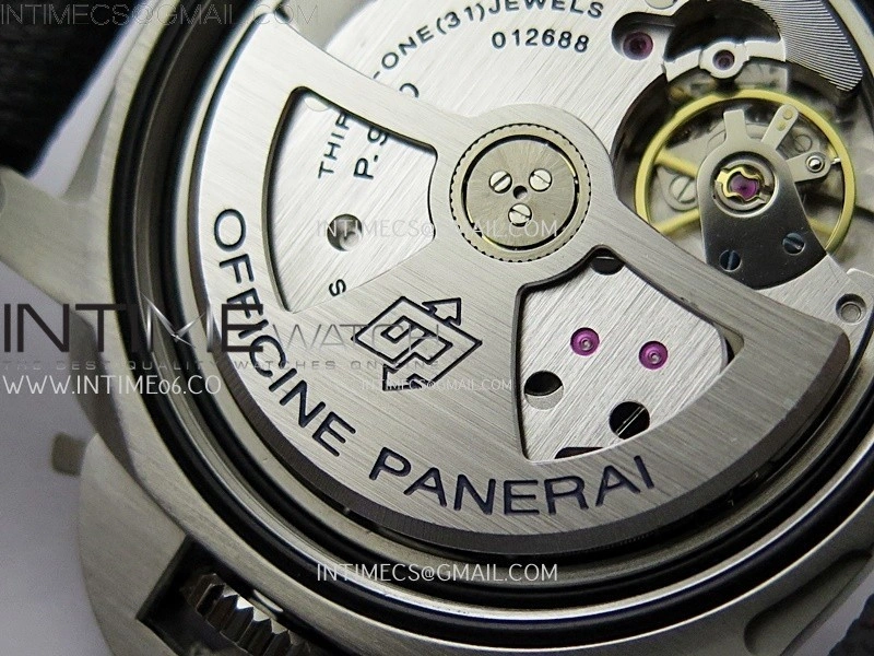 PAM1579 Luna Rossa Submersible 42mm VSF 1:1 Best Edition White Dial On Black Fabric Strap P900