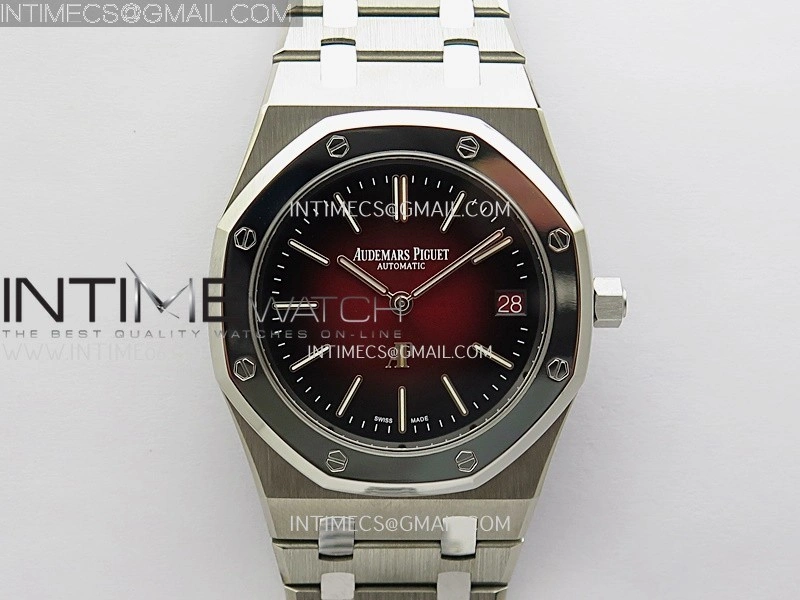 Royal Oak 16202XT 39mm Titanium ZF 1:1 Best Edition Red Dial On SS Bracelet A7121