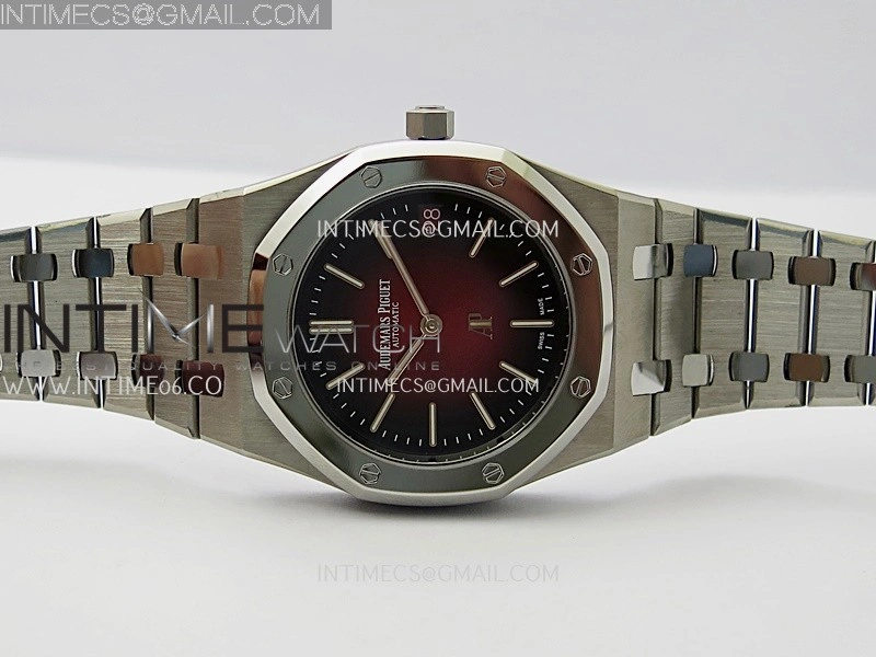 Royal Oak 16202XT 39mm Titanium ZF 1:1 Best Edition Red Dial On SS Bracelet A7121