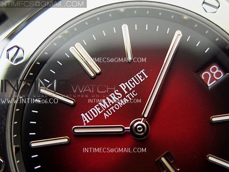 Royal Oak 16202XT 39mm Titanium ZF 1:1 Best Edition Red Dial On SS Bracelet A7121