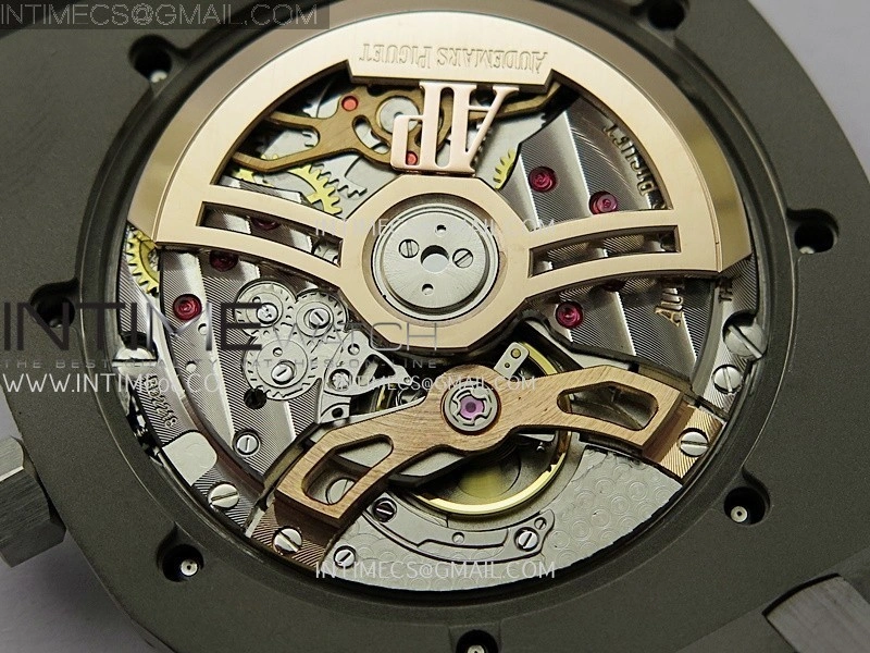 Royal Oak 16202XT 39mm Titanium ZF 1:1 Best Edition Red Dial On SS Bracelet A7121