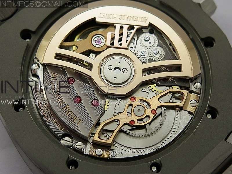 Royal Oak 16202XT 39mm Titanium ZF 1:1 Best Edition Red Dial On SS Bracelet A7121