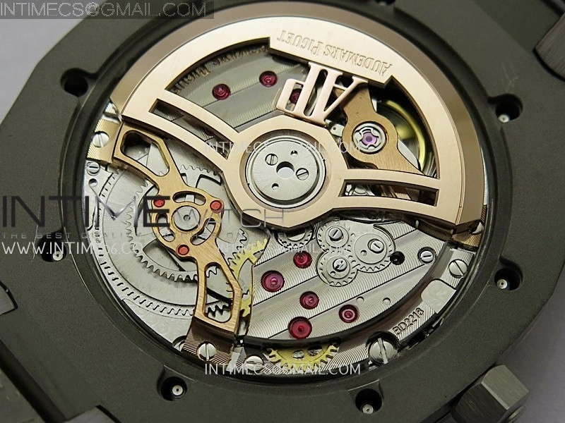 Royal Oak 16202XT 39mm Titanium ZF 1:1 Best Edition Red Dial On SS Bracelet A7121
