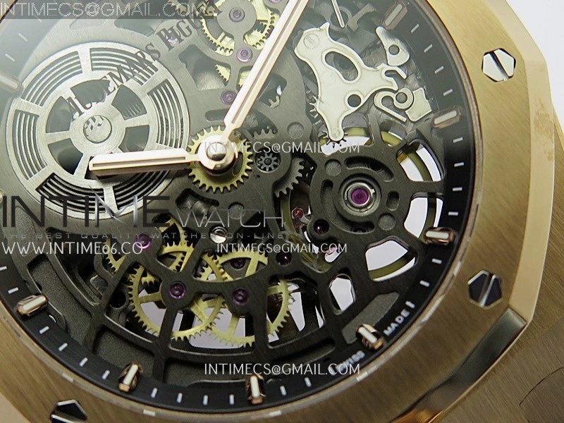 Royal Oak 16204 RG ZF 1:1 Best Edition Skeleton Dial on SS Bracelet A2121
