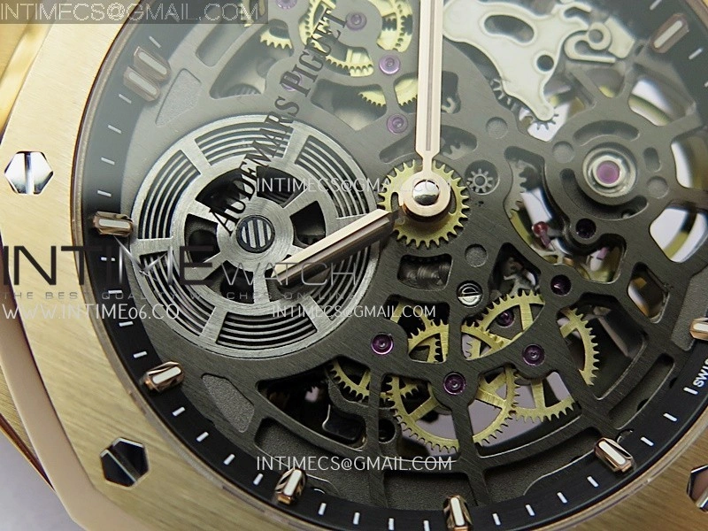 Royal Oak 16204 RG ZF 1:1 Best Edition Skeleton Dial on SS Bracelet A2121