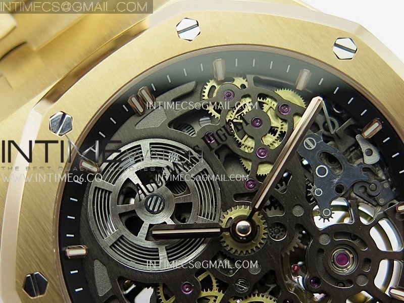 Royal Oak 16204 RG ZF 1:1 Best Edition Skeleton Dial on SS Bracelet A2121