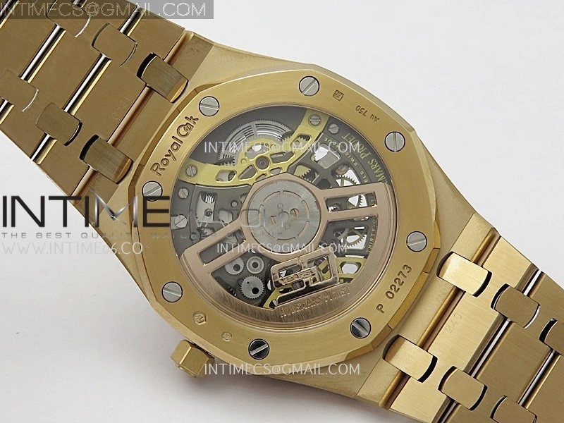 Royal Oak 16204 RG ZF 1:1 Best Edition Skeleton Dial on SS Bracelet A2121