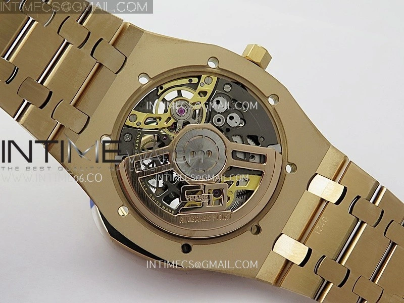 Royal Oak 16204 RG ZF 1:1 Best Edition Skeleton Dial on SS Bracelet A2121