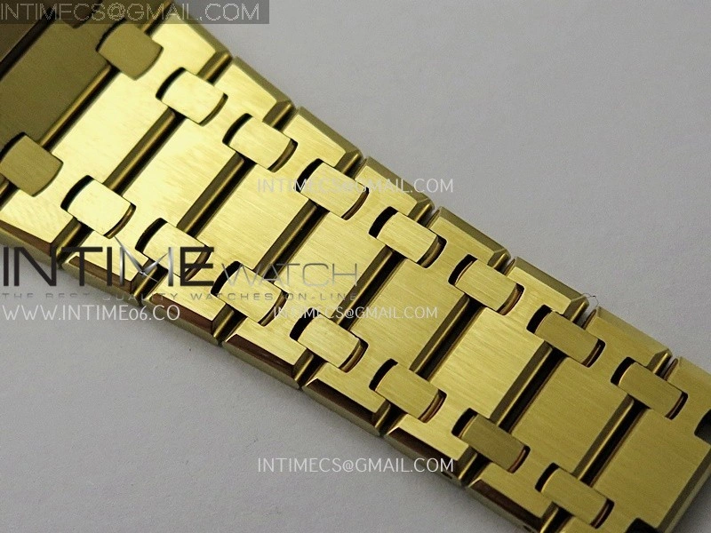 Royal Oak 16204 YG ZF 1:1 Best Edition Skeleton Dial on SS Bracelet A2121