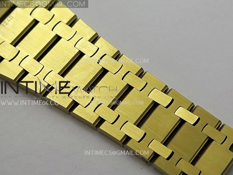 Royal Oak 16204 YG ZF 1:1 Best Edition Skeleton Dial on SS Bracelet A2121