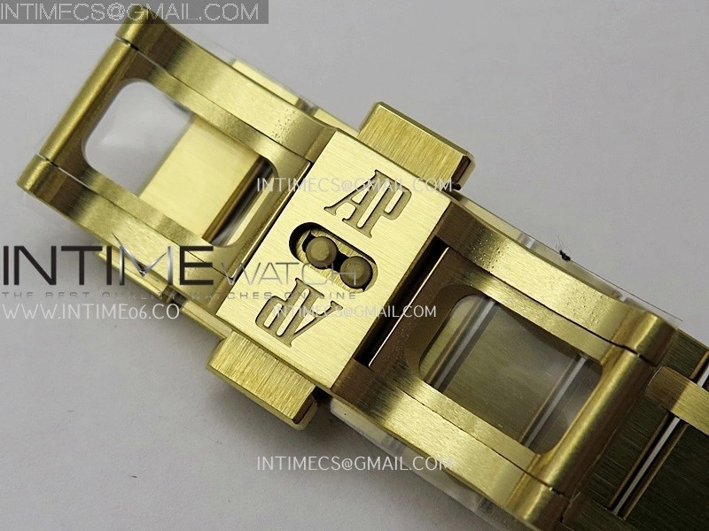 Royal Oak 16204 YG ZF 1:1 Best Edition Skeleton Dial on SS Bracelet A2121