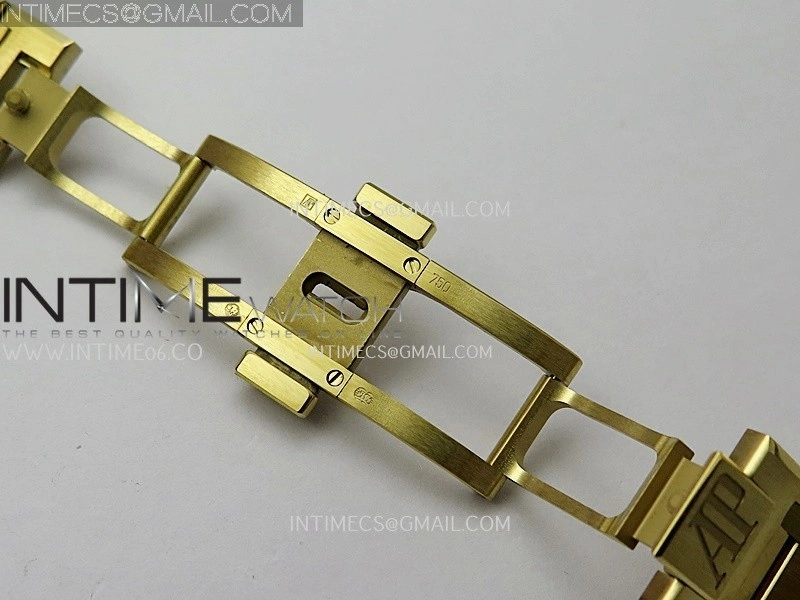 Royal Oak 16204 YG ZF 1:1 Best Edition Skeleton Dial on SS Bracelet A2121
