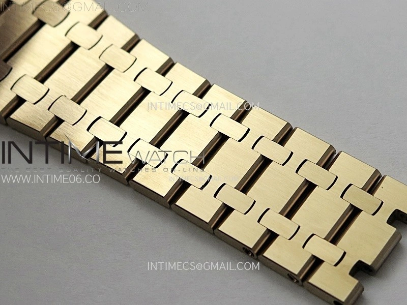 Royal Oak 41mm 15407 RG ZF 1:1 Best Edition Skeleton Dial on RG Bracelet A3132
