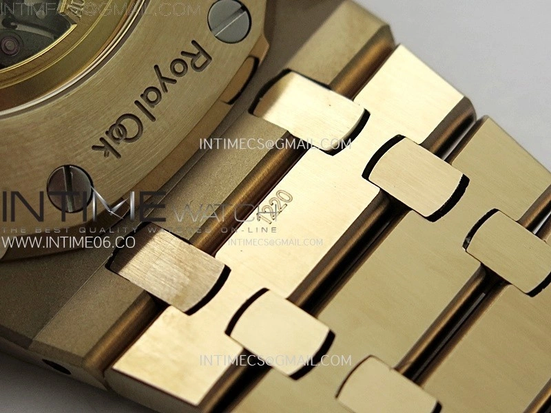 Royal Oak 41mm 15407 RG ZF 1:1 Best Edition Skeleton Dial on RG Bracelet A3132