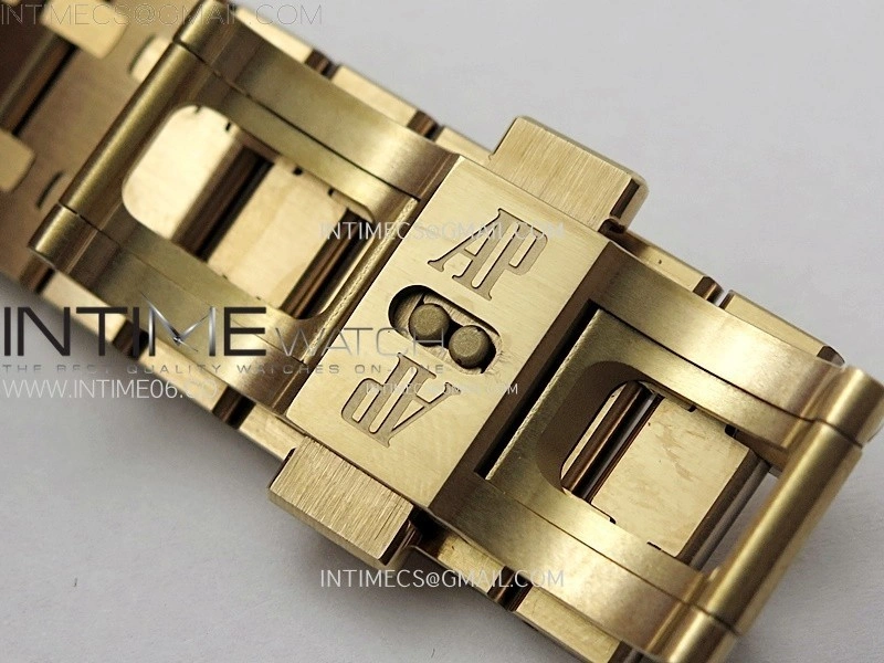 Royal Oak 41mm 15407 RG ZF 1:1 Best Edition Skeleton Dial on RG Bracelet A3132
