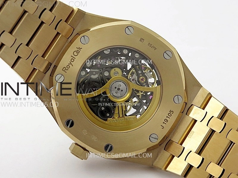 Royal Oak 41mm 15407 RG ZF 1:1 Best Edition Skeleton Dial on RG Bracelet A3132