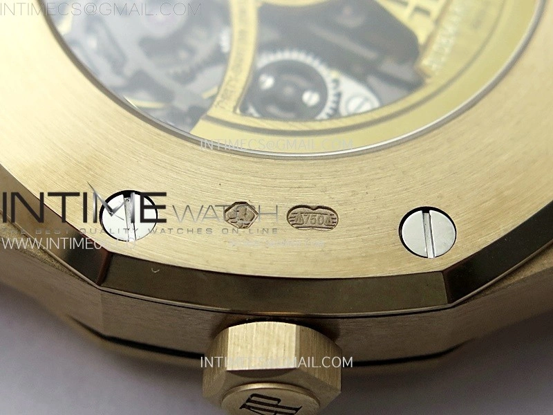 Royal Oak 41mm 15407 RG ZF 1:1 Best Edition Skeleton Dial on RG Bracelet A3132
