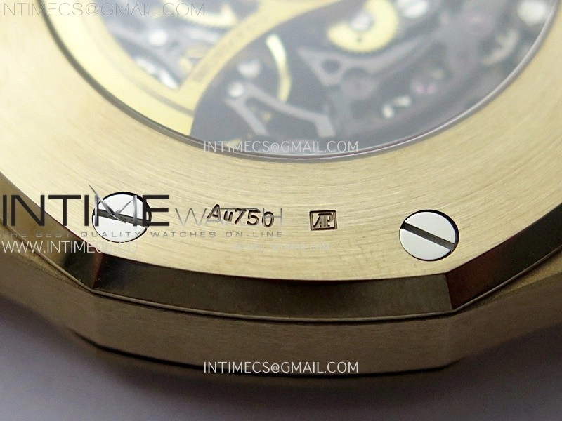 Royal Oak 41mm 15407 RG ZF 1:1 Best Edition Skeleton Dial on RG Bracelet A3132