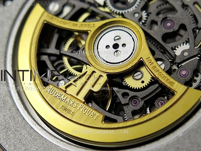Royal Oak 41mm 15407 RG ZF 1:1 Best Edition Skeleton Dial on RG Bracelet A3132