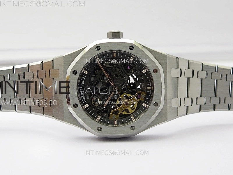 Royal Oak 41mm 15407 SS ZF 1:1 Best Edition Skeleton Dial on SS Bracelet A3132
