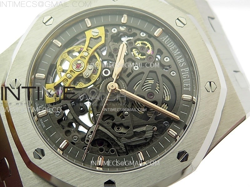 Royal Oak 41mm 15407 SS ZF 1:1 Best Edition Skeleton Dial on SS Bracelet A3132