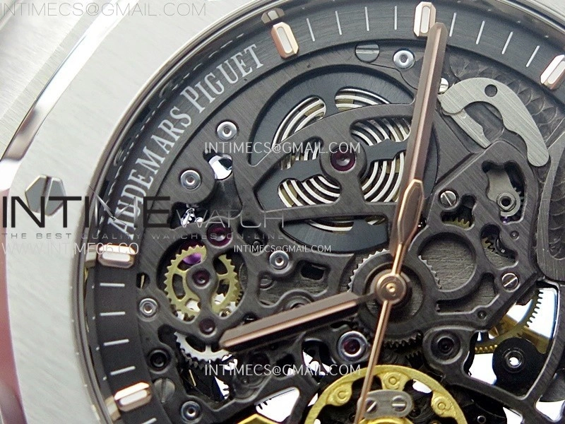 Royal Oak 41mm 15407 SS ZF 1:1 Best Edition Skeleton Dial on SS Bracelet A3132