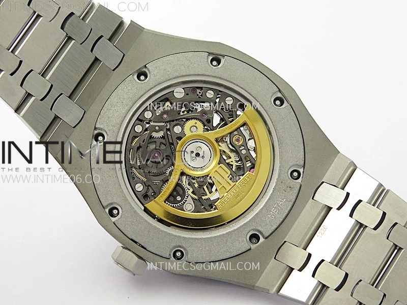 Royal Oak 41mm 15407 SS ZF 1:1 Best Edition Skeleton Dial on SS Bracelet A3132