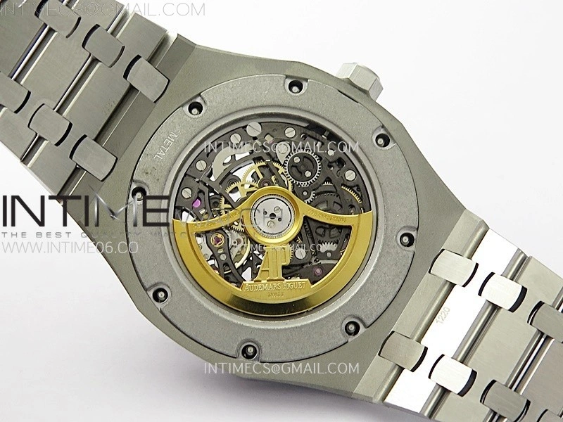Royal Oak 41mm 15407 SS ZF 1:1 Best Edition Skeleton Dial on SS Bracelet A3132
