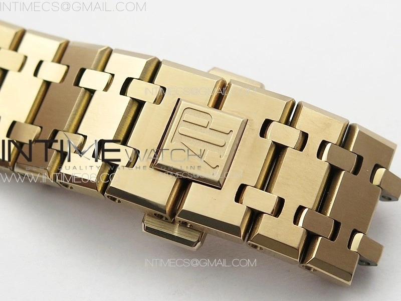Royal Oak 41mm Openworked 15407 RG APSF 1:1 Best Edition on RG Bracelet A3132