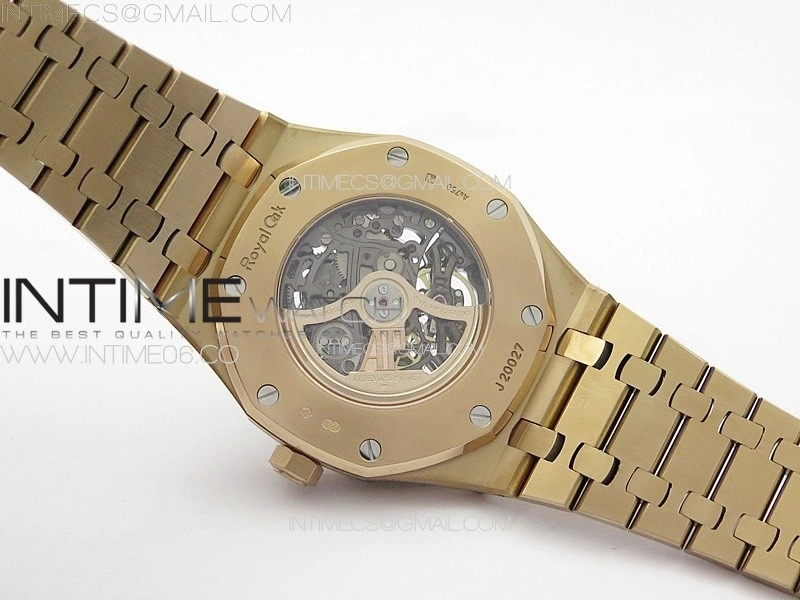 Royal Oak 41mm Openworked 15407 RG APSF 1:1 Best Edition on RG Bracelet A3132